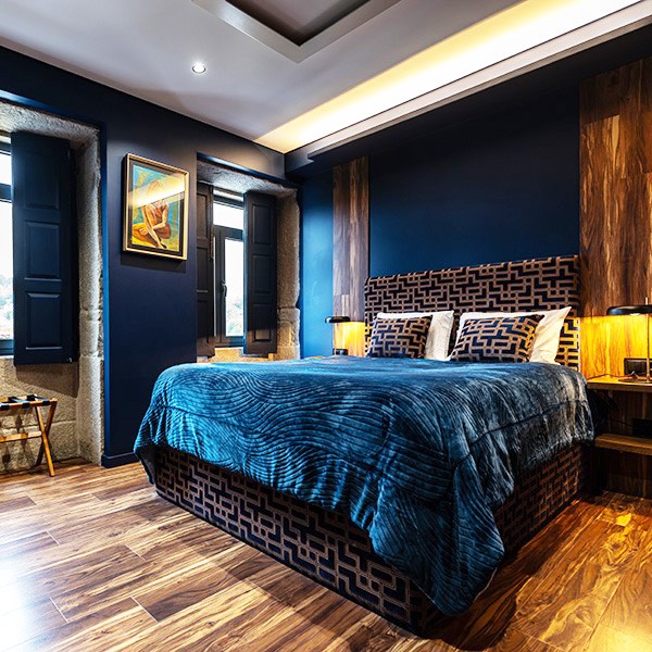 Quarto Blue no Zen & Art - Alojamento de Charme em Santa Maria da Feira