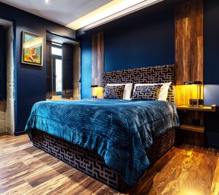 Quarto Blue no Alojamento de Charme Zen & Art em Santa Maria da Feira